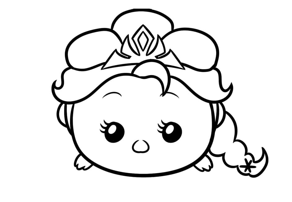 Cinderella Tsum Tsum színező