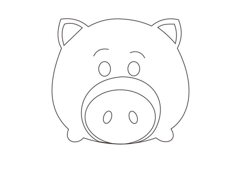 Hamm Tsum Tsum színező