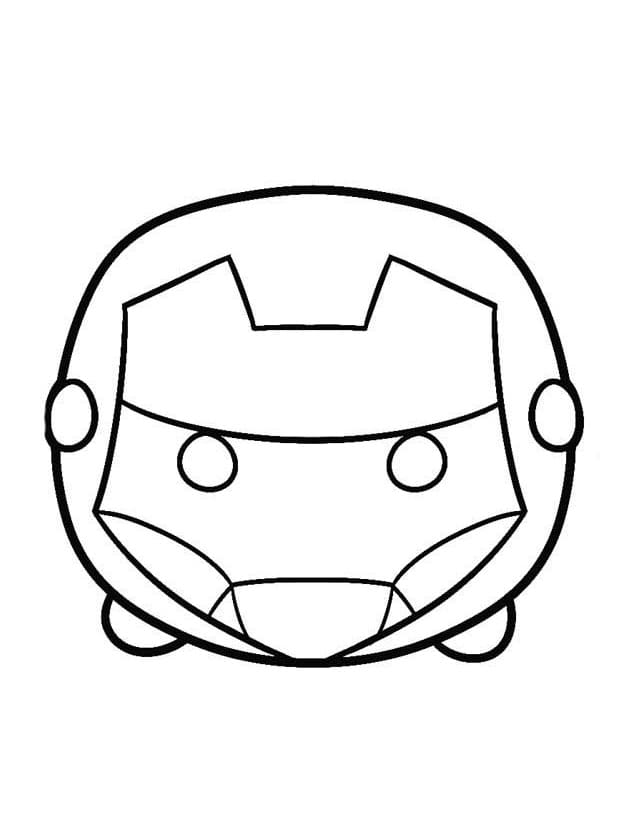 Iron Man Tsum Tsum színező