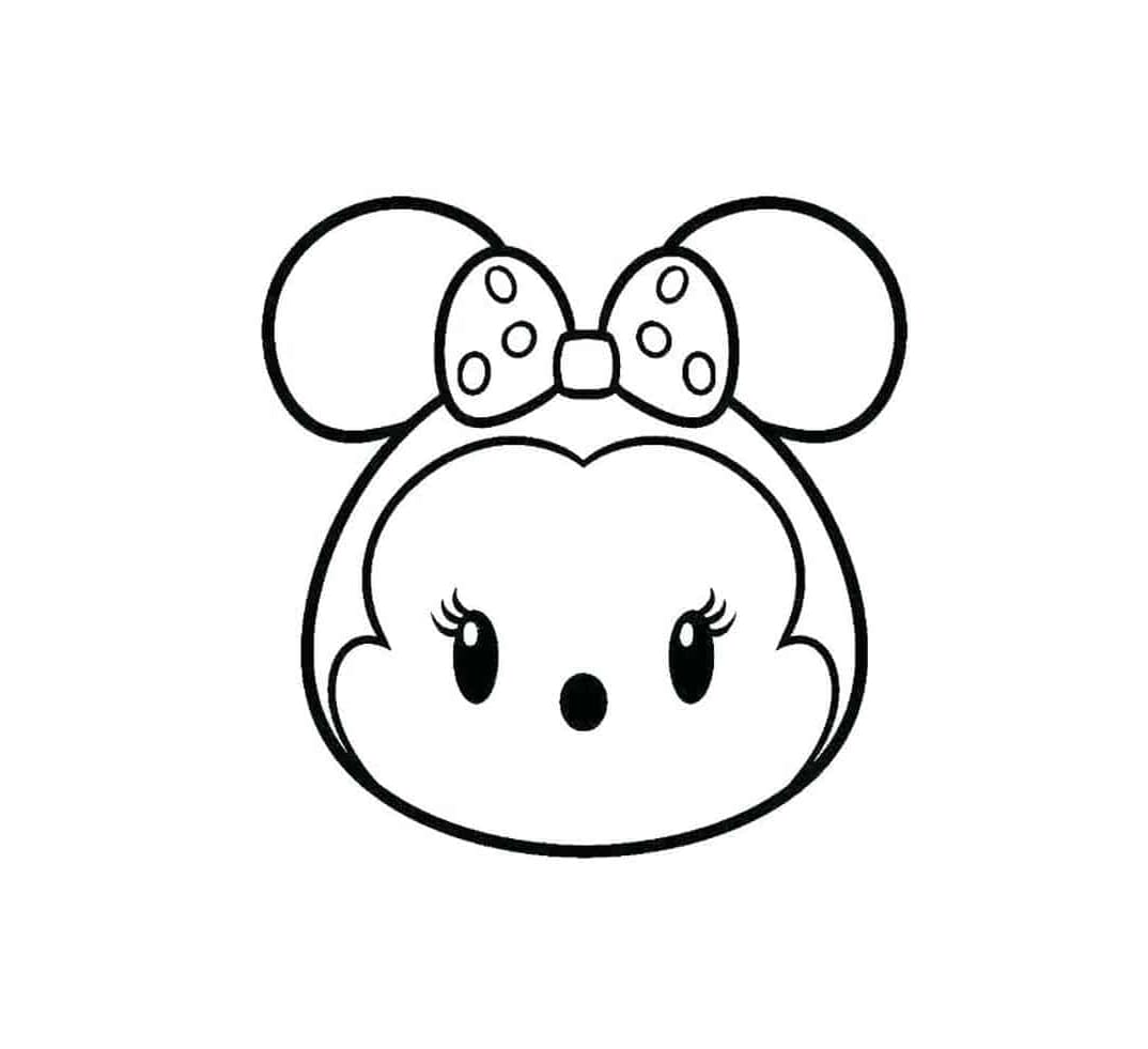 Minnie Tsum Tsum színező