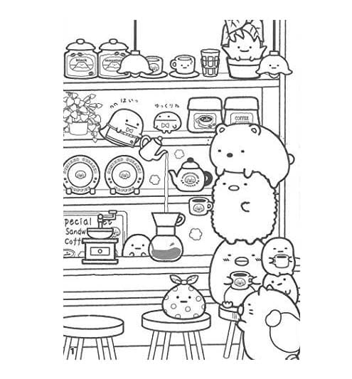 Sumikko Gurashi Image színező