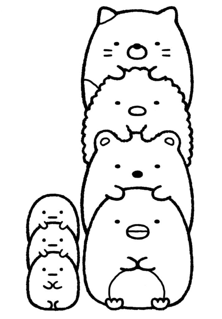 Aranyosak Sumikko Gurashi
