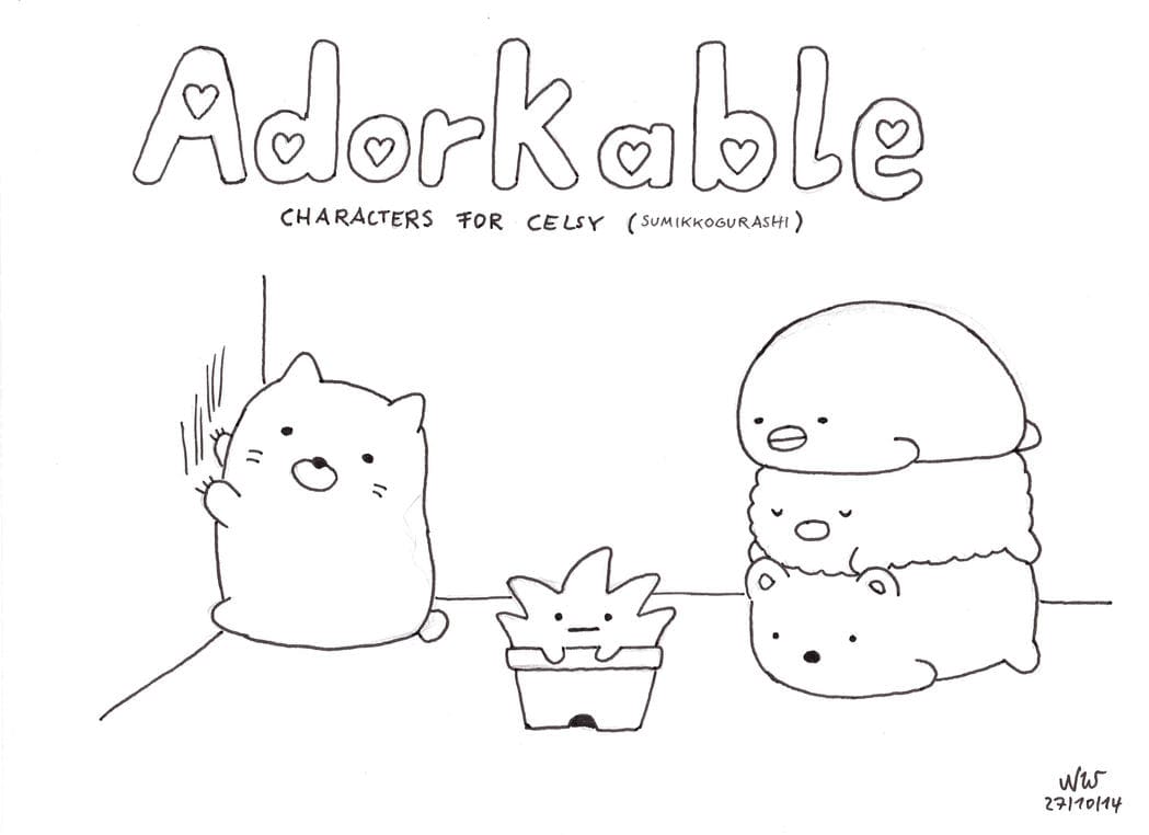 Imádni való Sumikko Gurashi