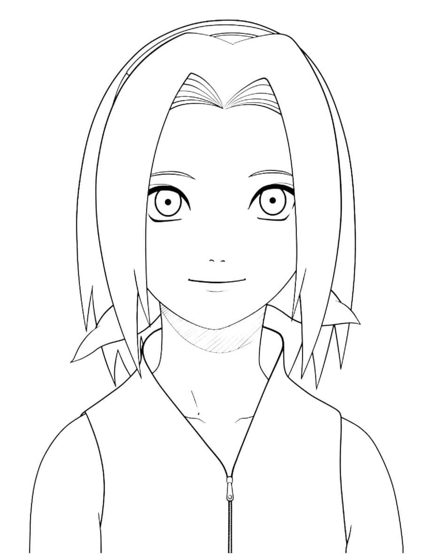 Mosolygó Haruno arc