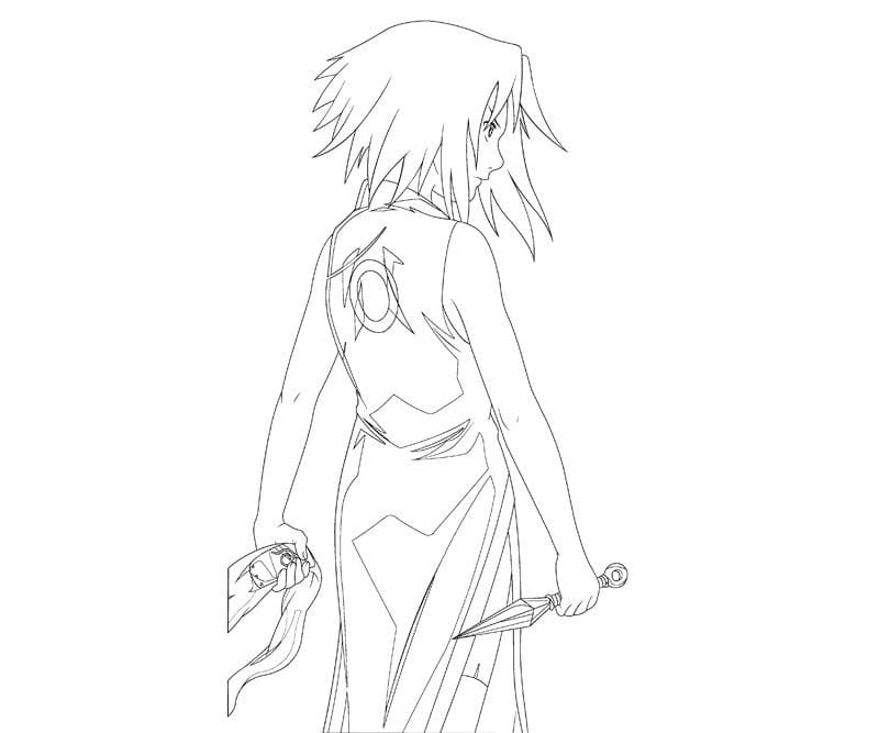 Sakura Turn Back színező