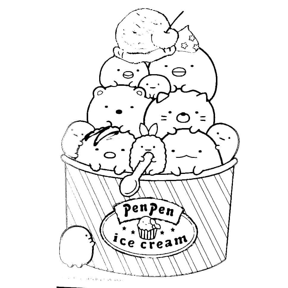 Sumikko Gurashi Fagylalt