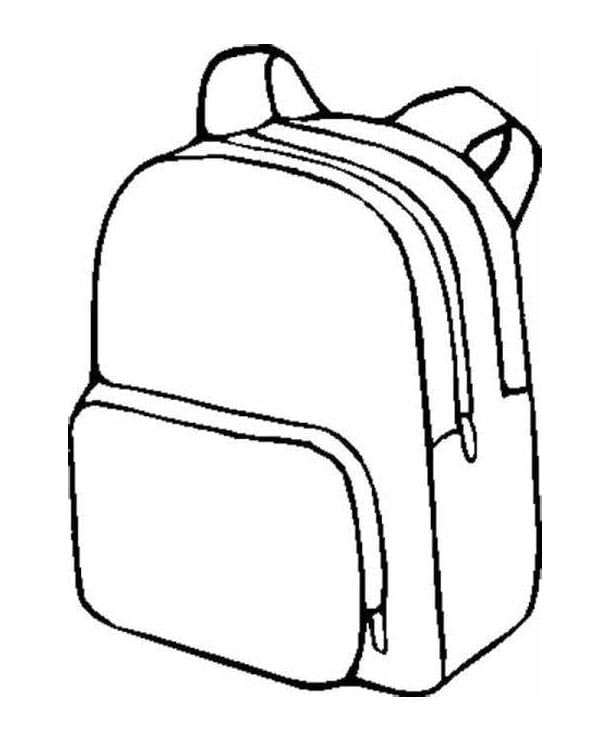 Hátizsák ingyenes színező
