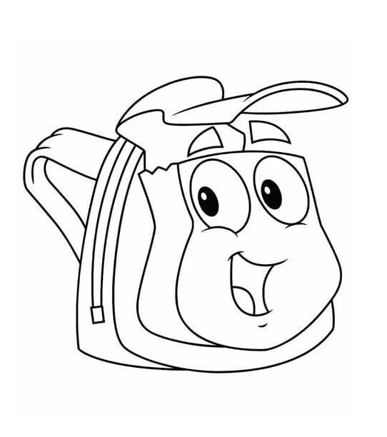 Nyomtatott hátizsák gyerekeknek színező