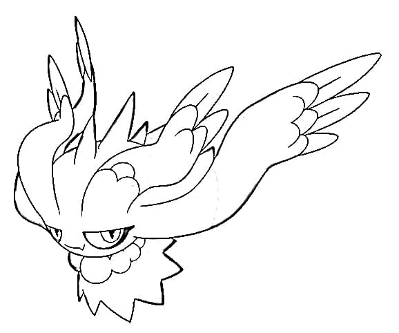 Nyomtatható Flutter Mane Pokemon