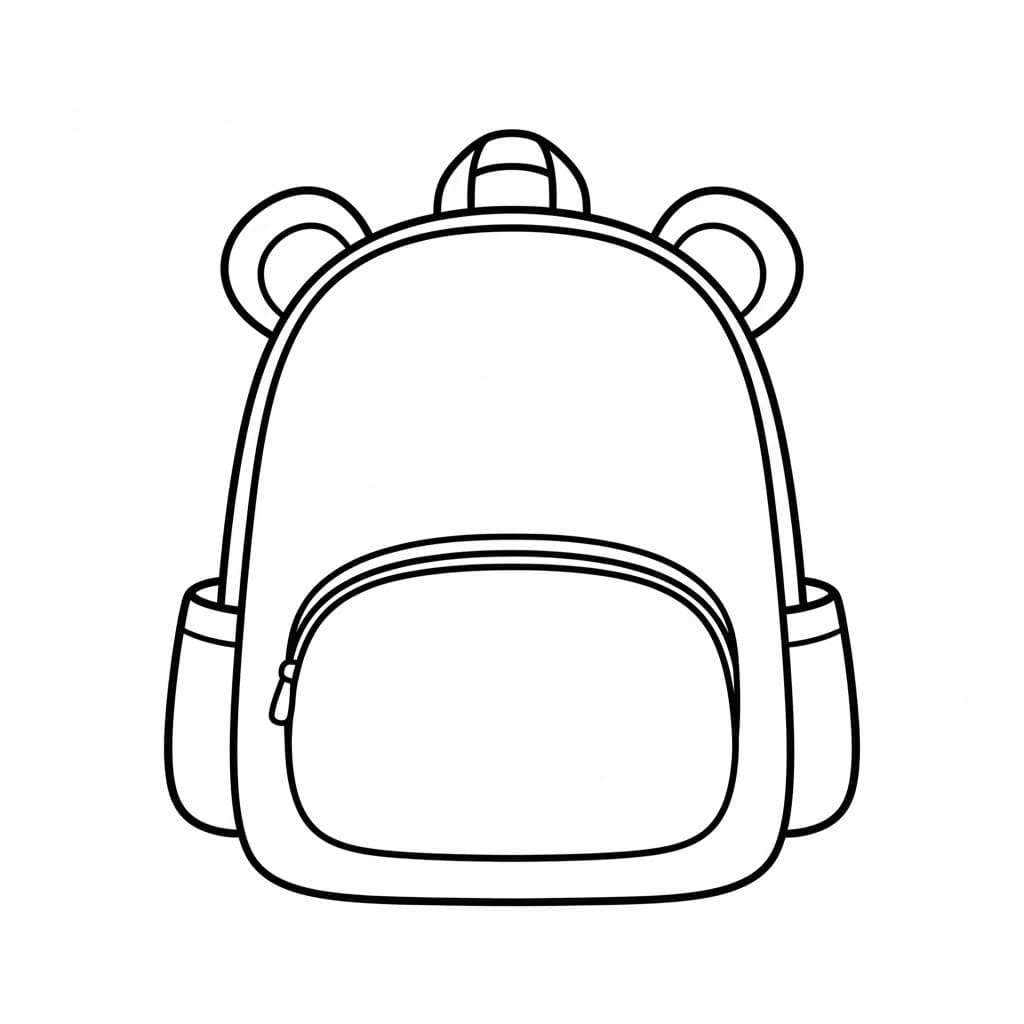 Hátizsák normál színező