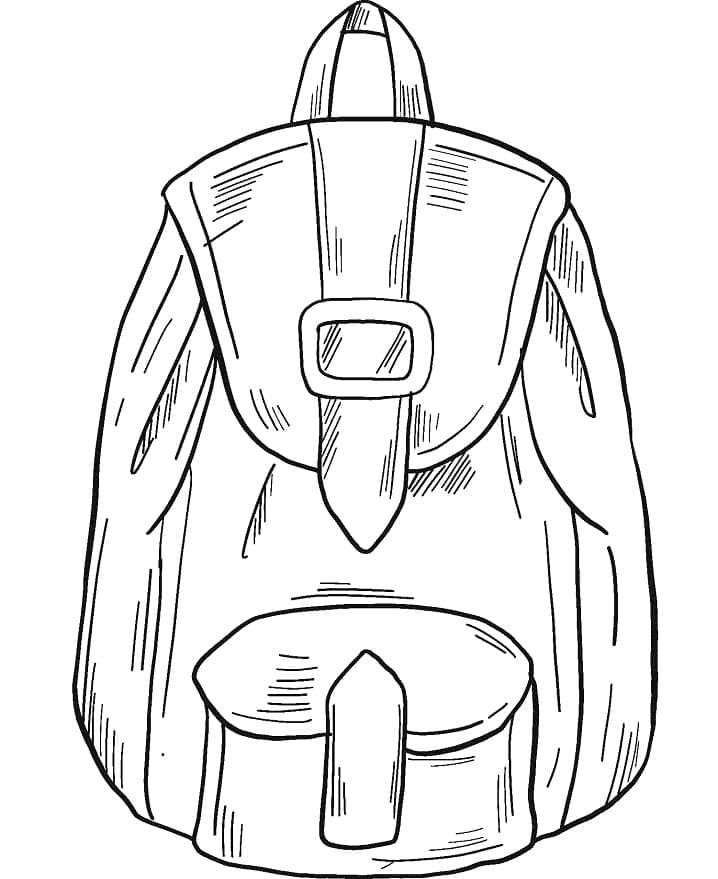 Hátizsákminta gyerekeknek színező