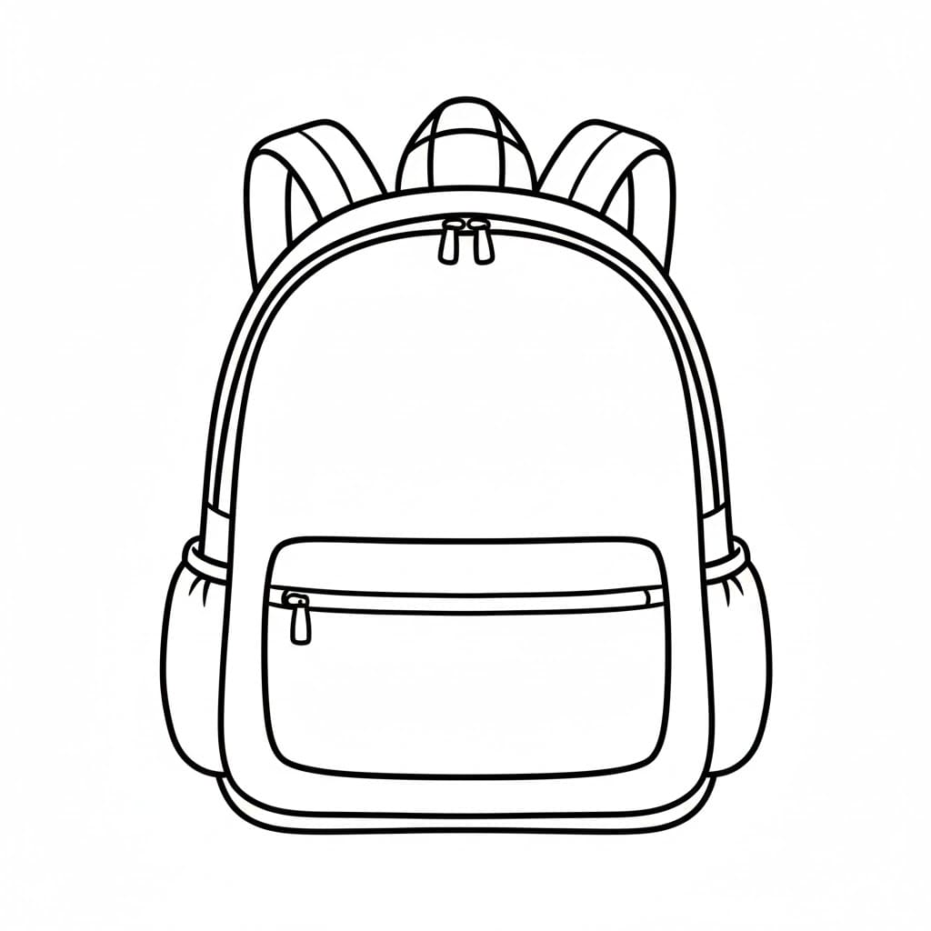 Nagyszerű hátizsák színező