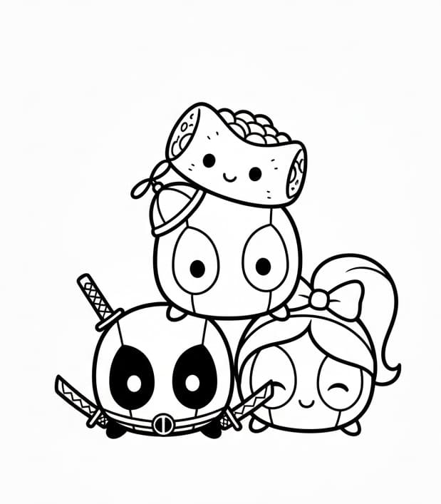 Nyomtatható Tsum Tsum ingyenes