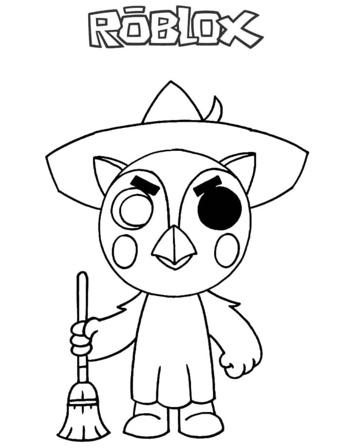 Roblox Owell Piggy színező