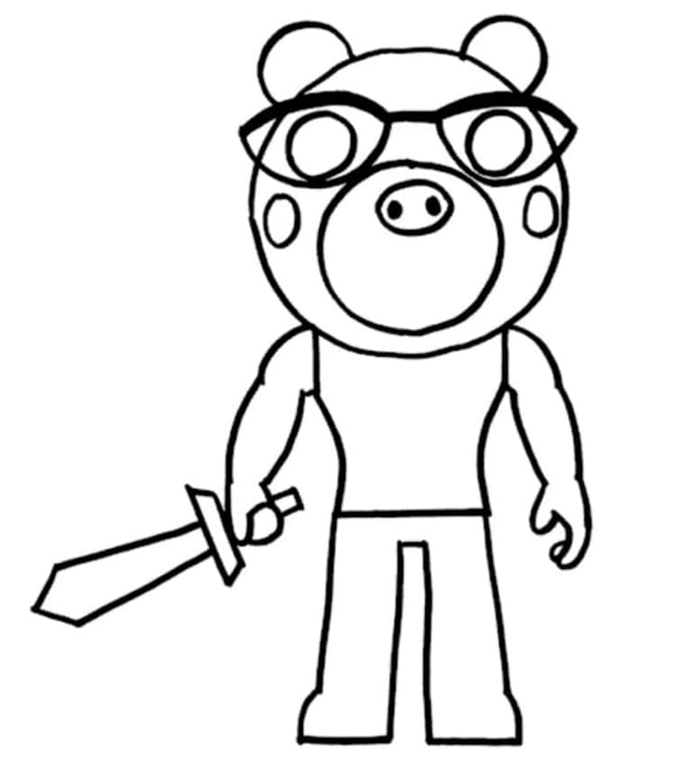 Roblox Pony Piggy színező