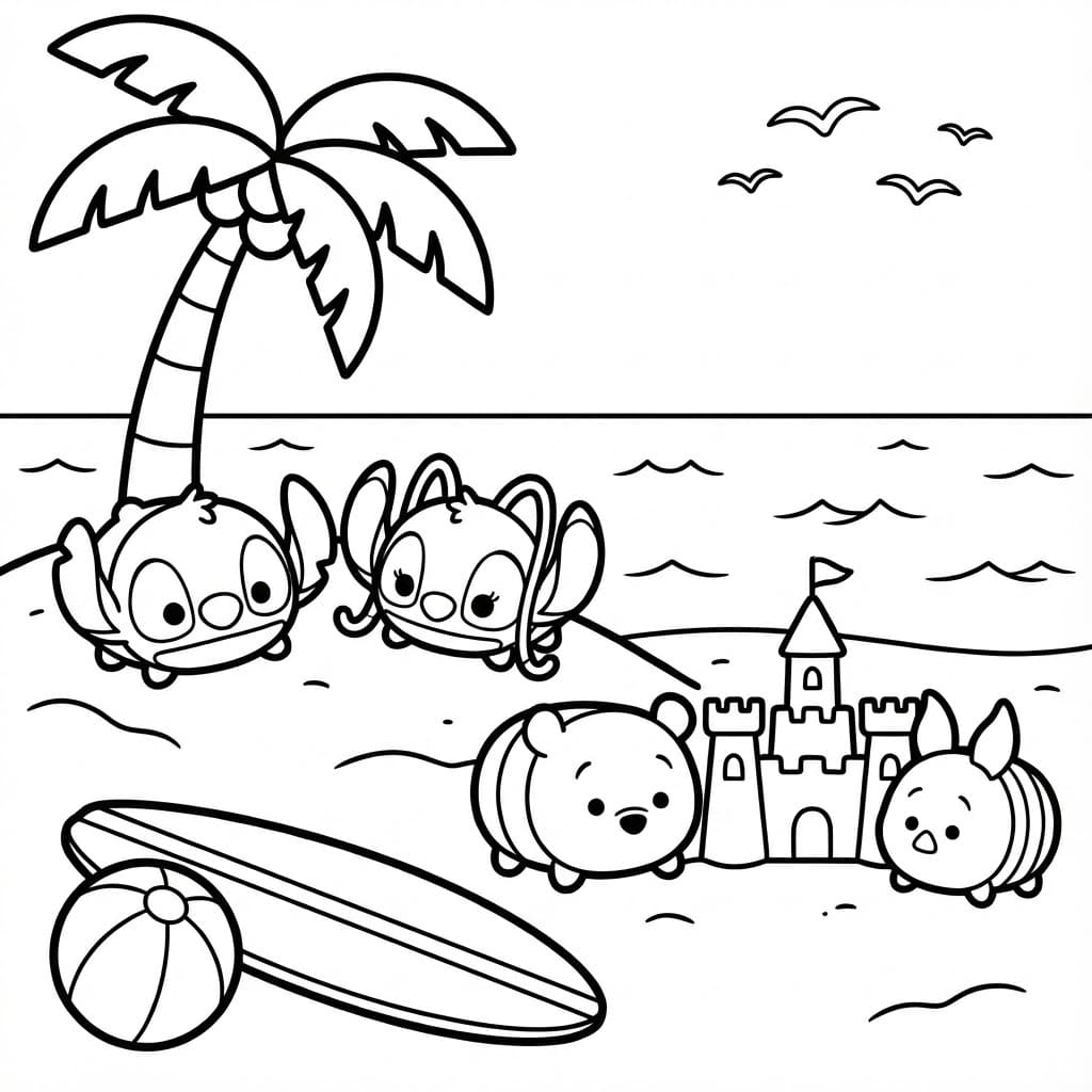 Tsum Tsum a strandon