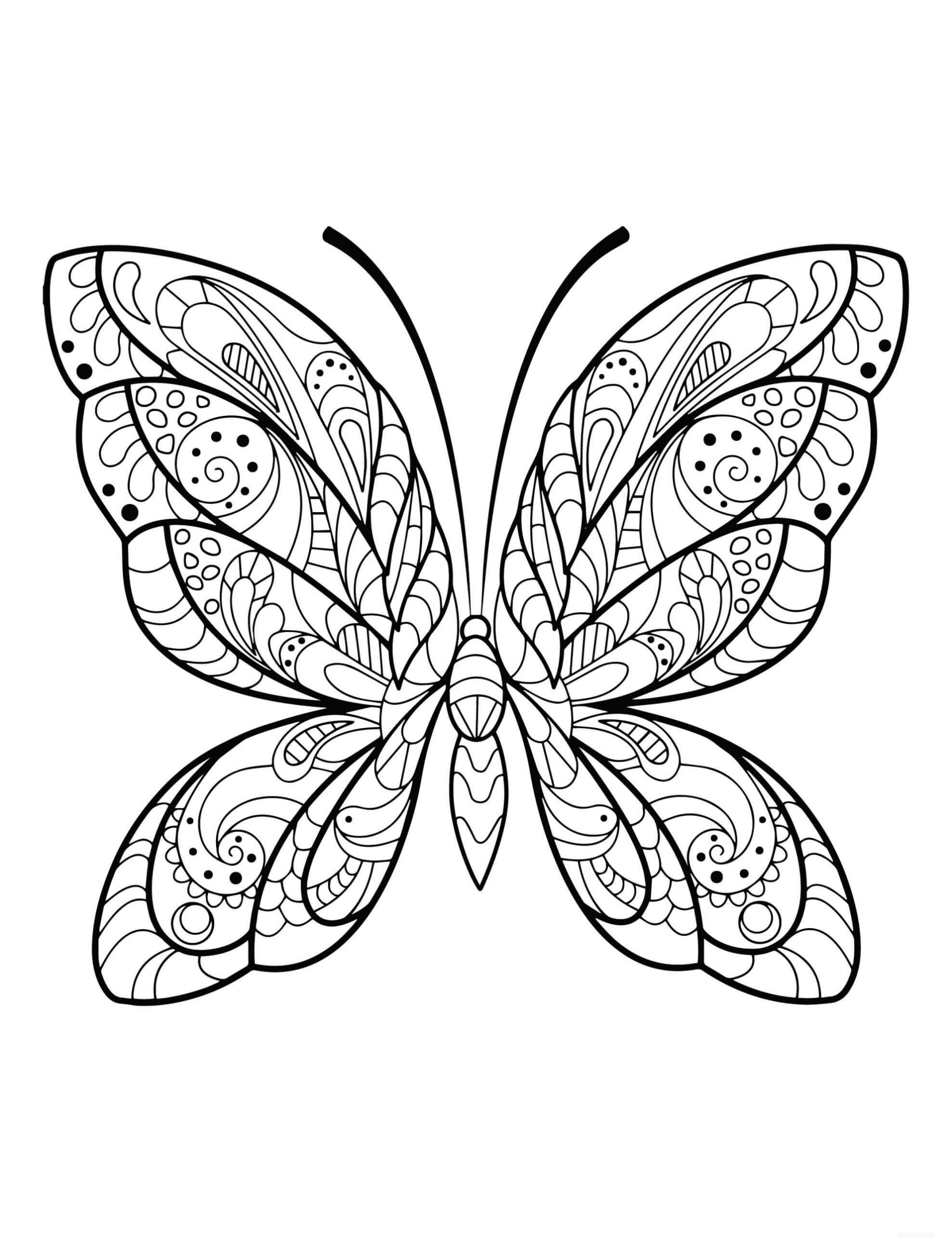 Csodálatos Pillangó Mandala ingyenes