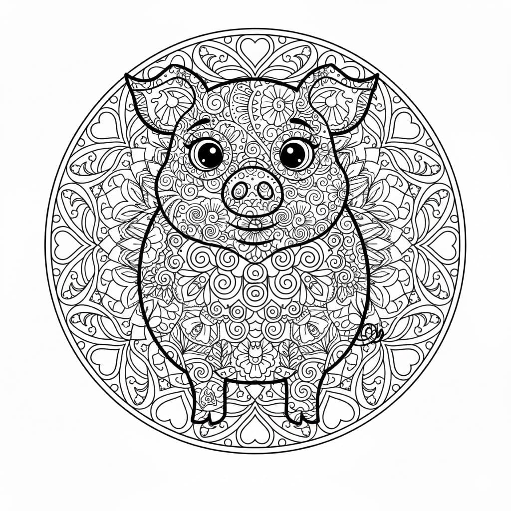 Malac mandala gyerekeknek