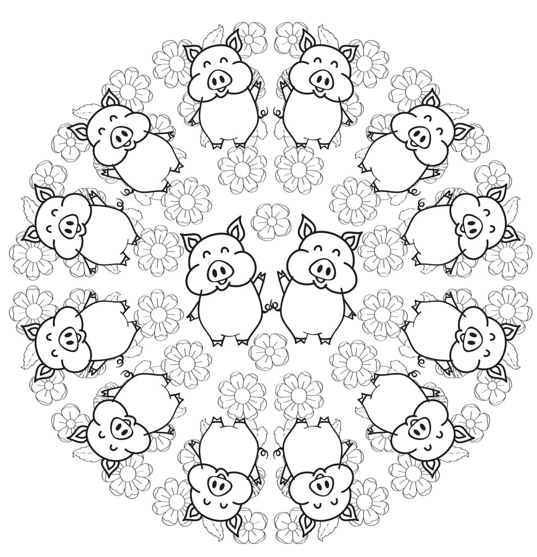 Malac Mandala ingyenes nyomtatás