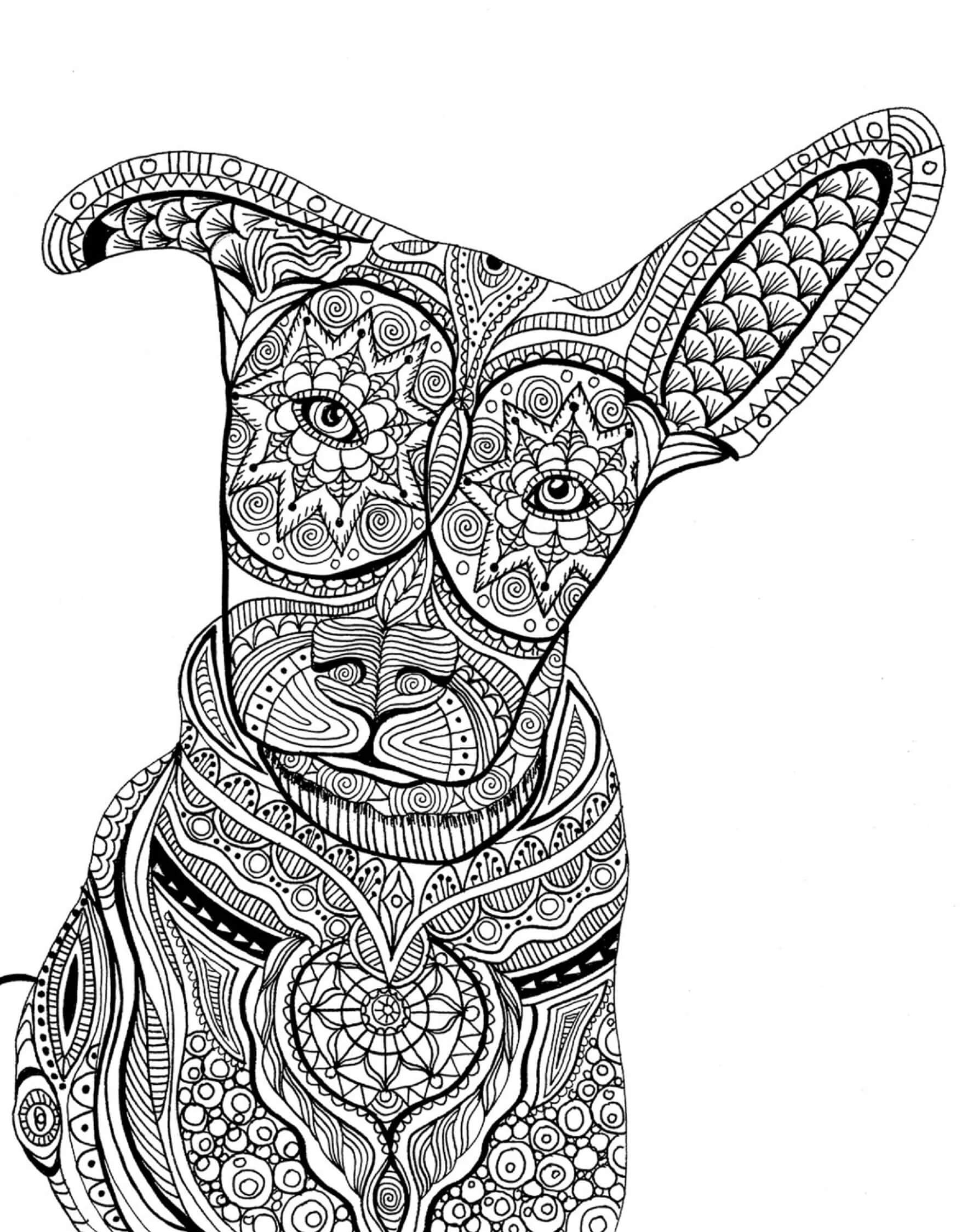 Nagyszerű kutya mandala