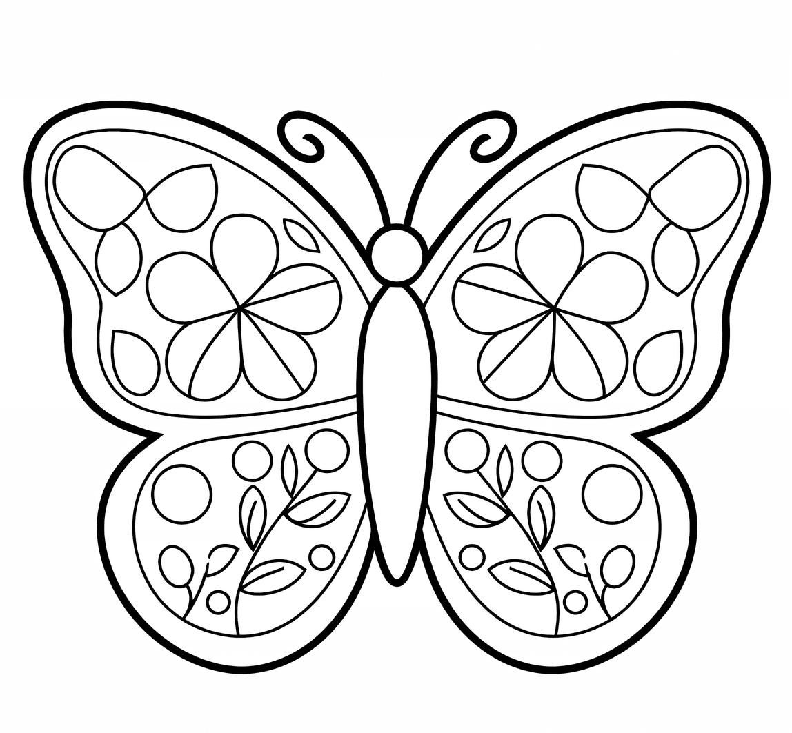 Pillangó mandala kép ingyenes