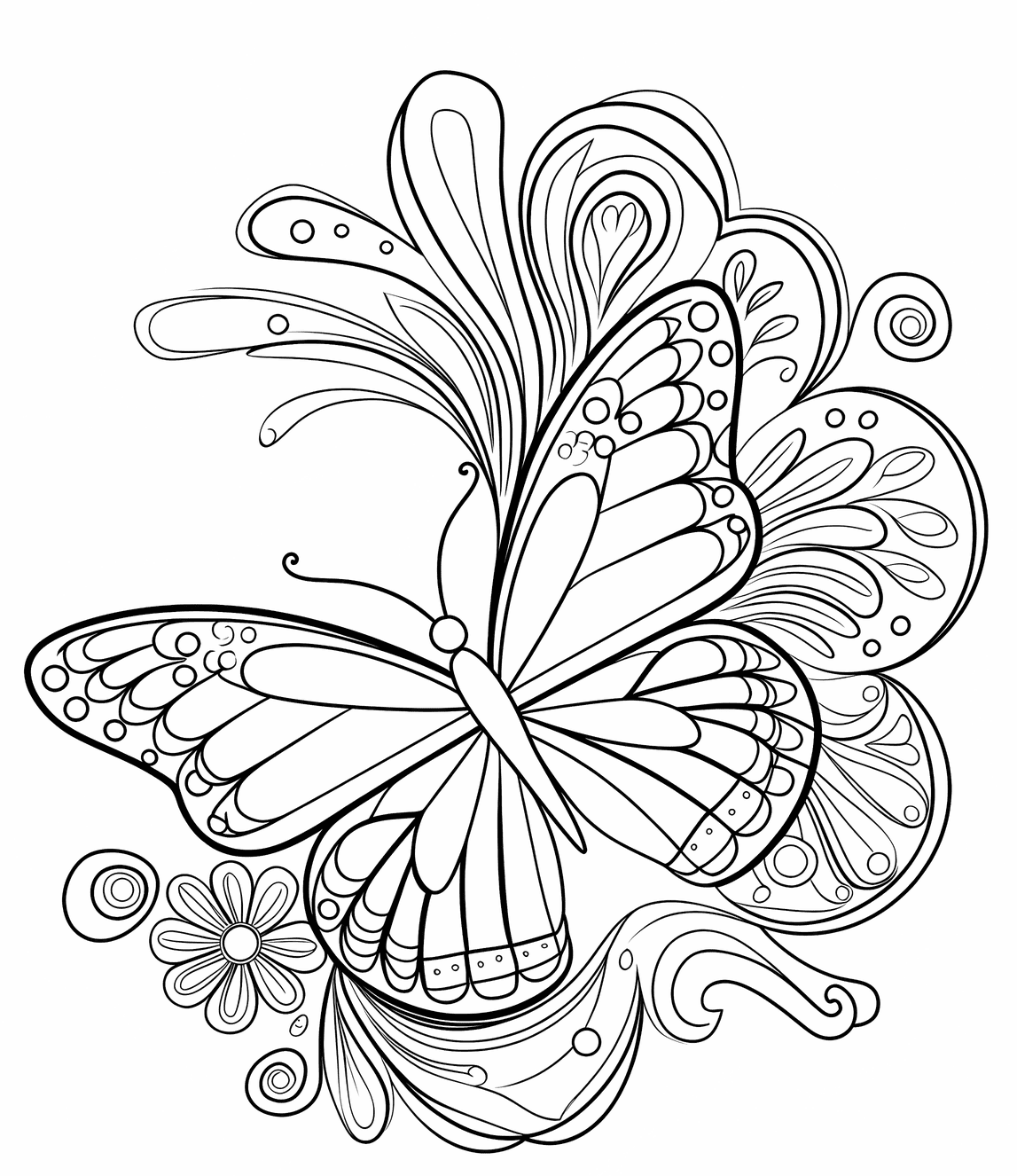 Pillangó mandala lenyűgöző