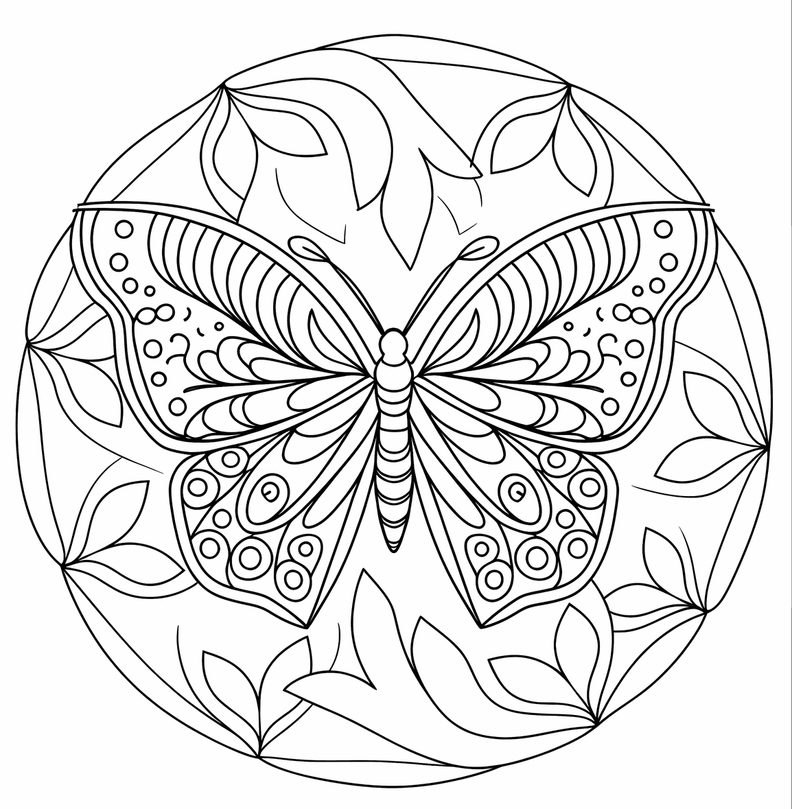 Pillangó mandala normál