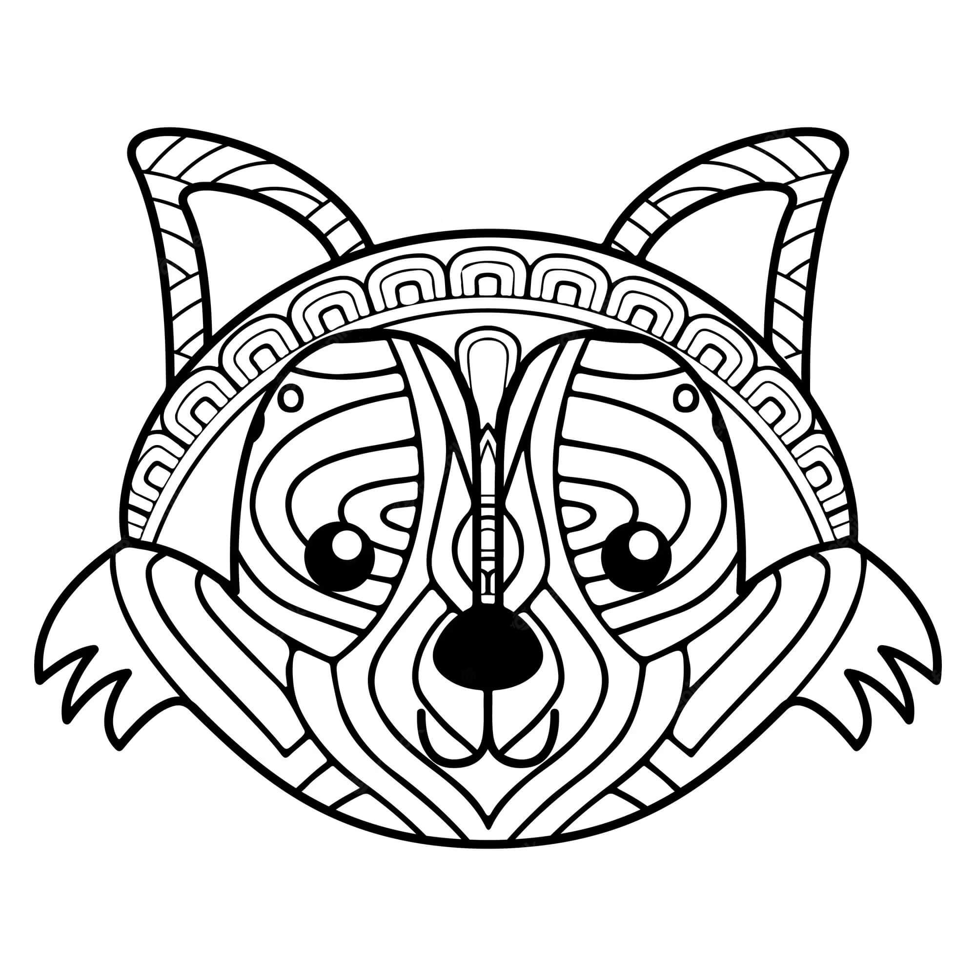 Róka Mandala Portré