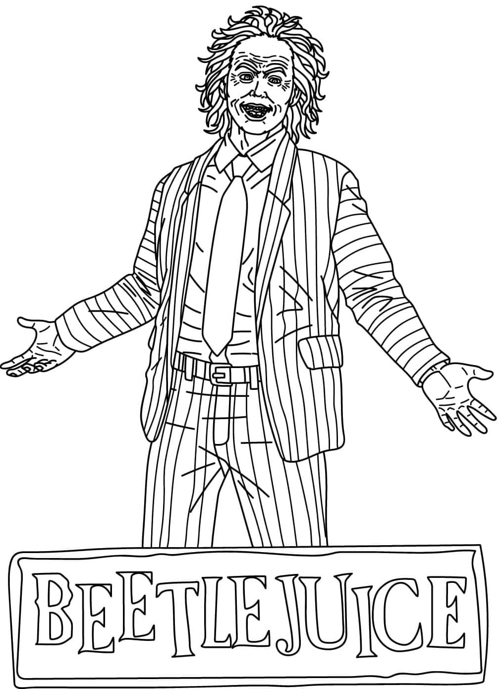 Beetlejuice színező