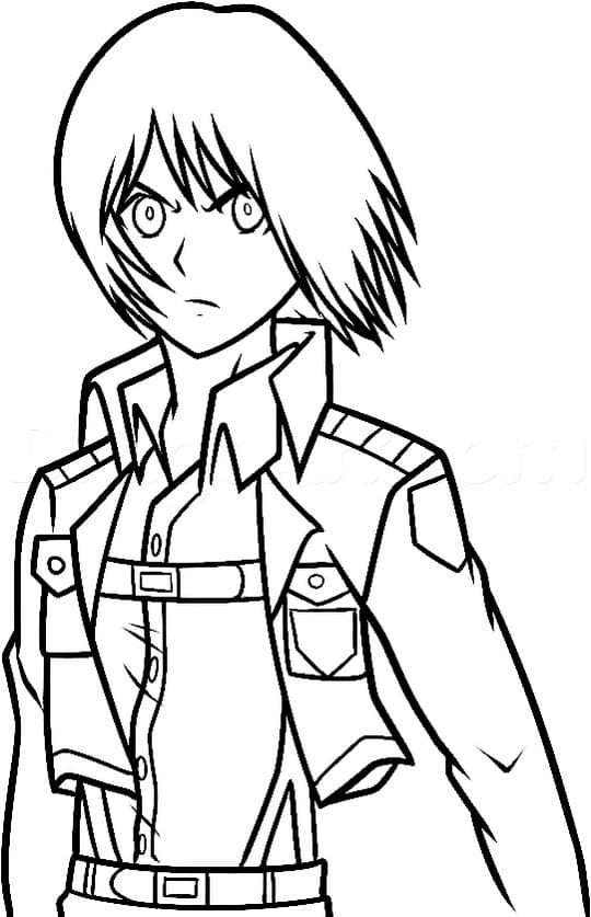 Armin Arlert színező Armin Arlert