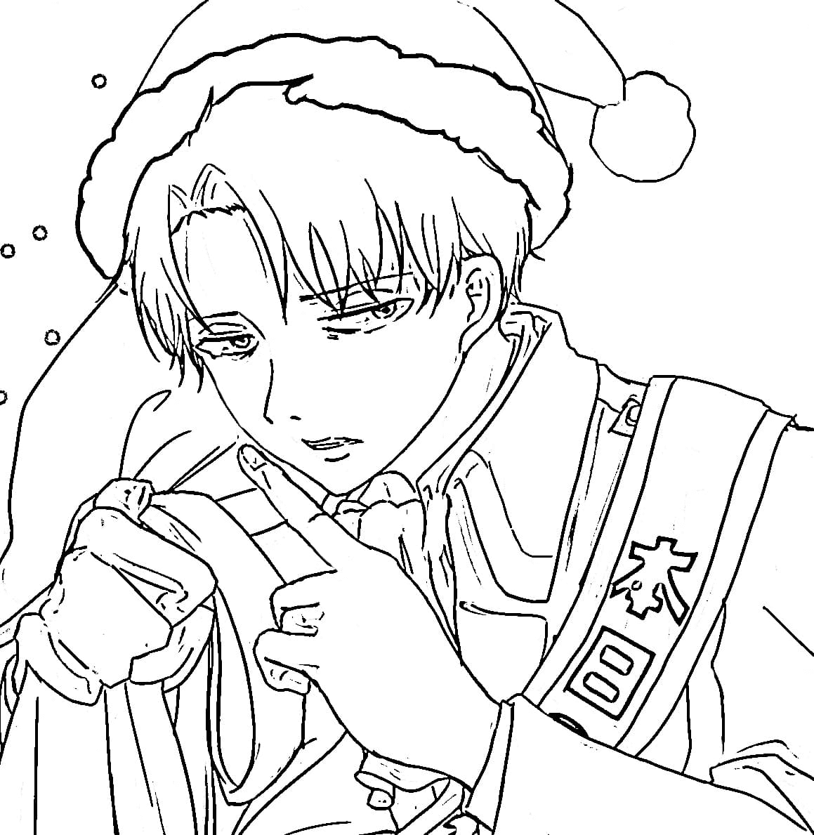 Karácsony Levi Ackerman színező Karácsony Levi Ackerman