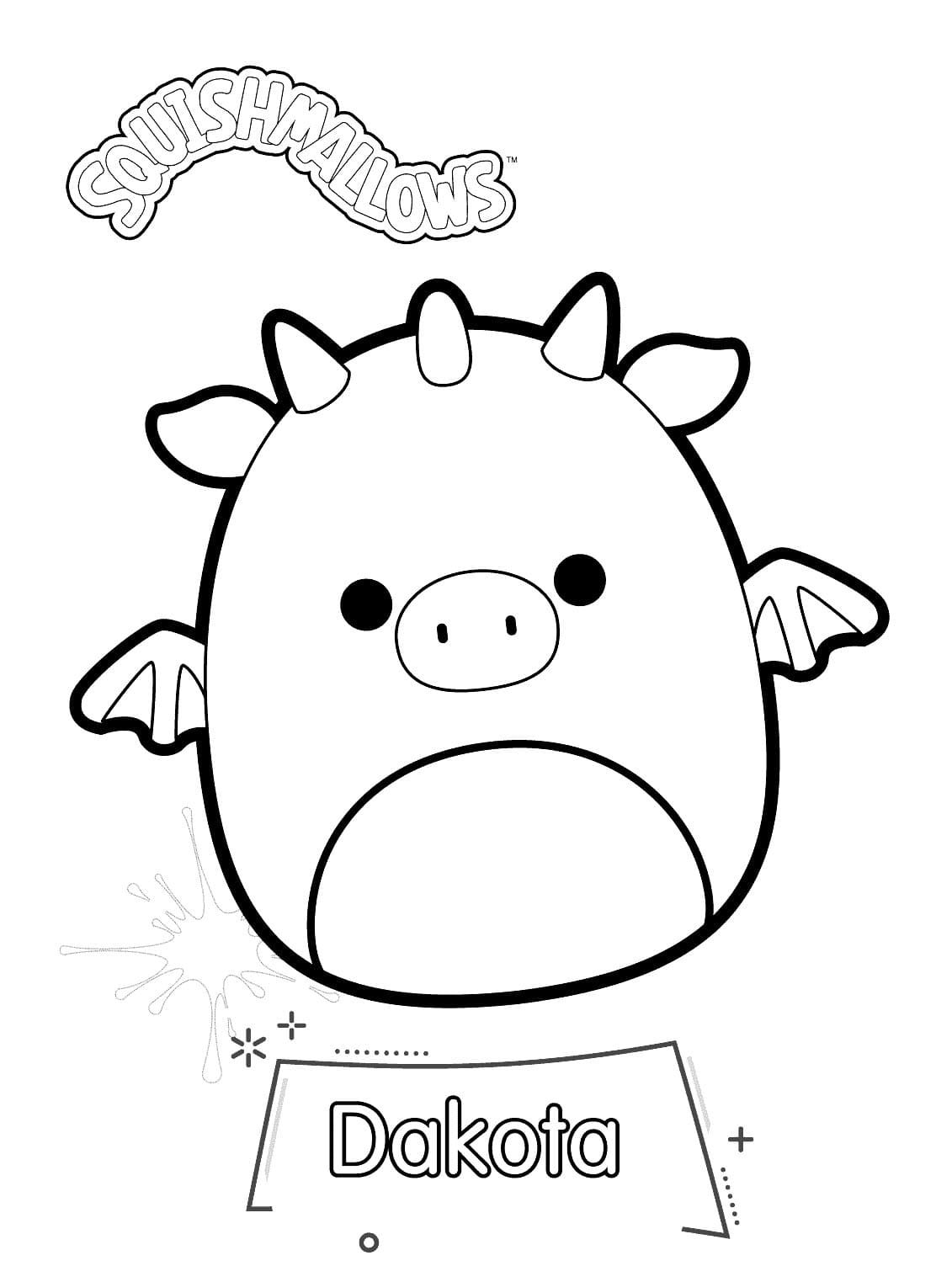 Squishmallows Dakota