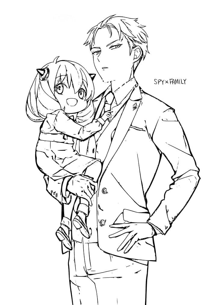 Anya és Loid Forger a Spy x Family-ből