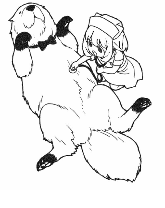 Anya Forger és kutyája