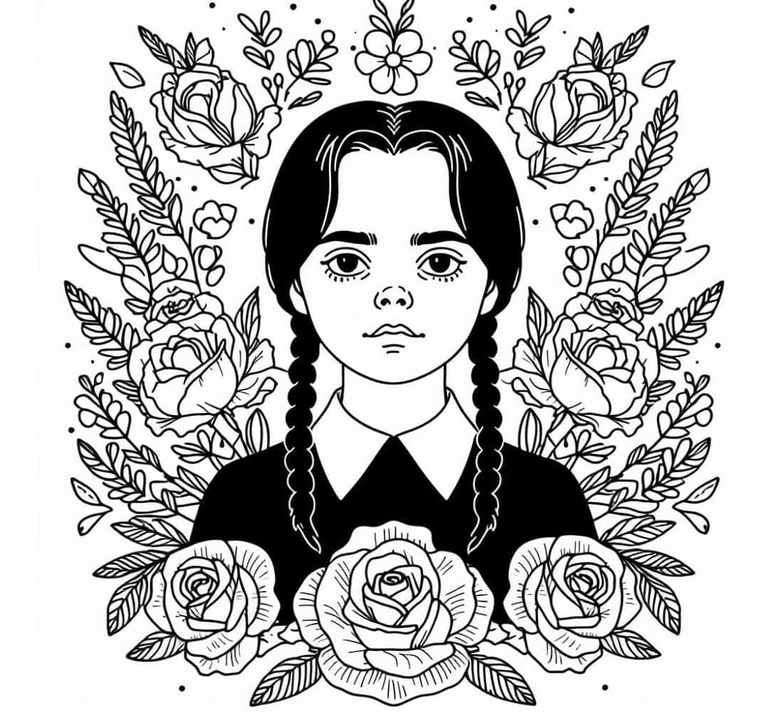 Gyönyörű Wednesday Addams