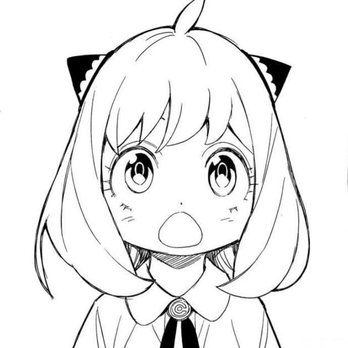 Ingyenesen nyomtatható Anya Forger