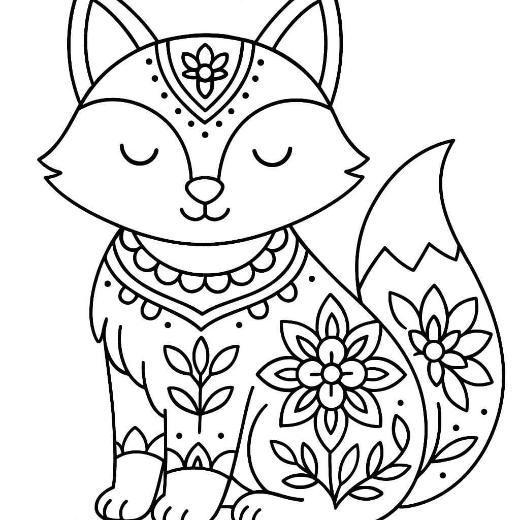 Róka Mandala lenyűgöző