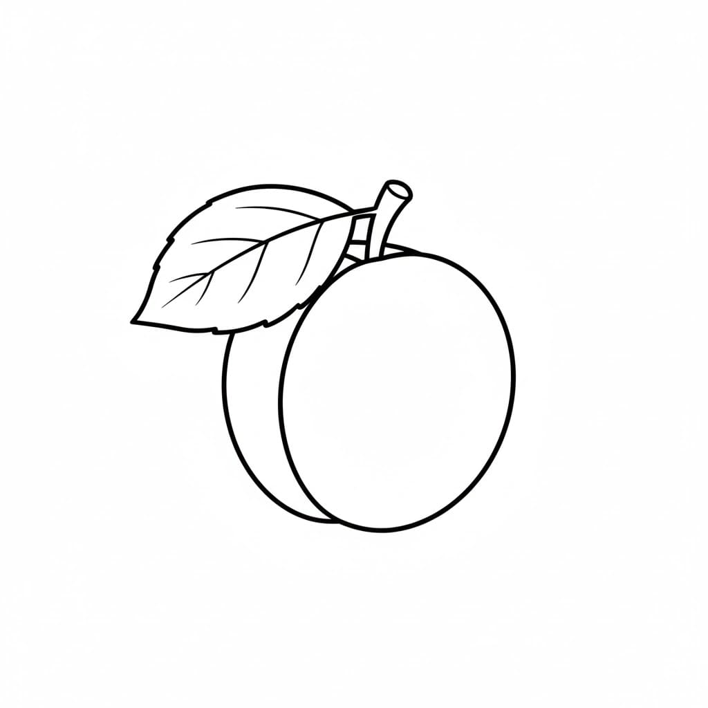 Sárgabarack és levél