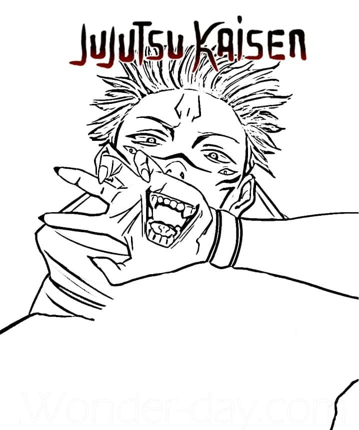 Sukuna Anime Jujutsu Kaisen
