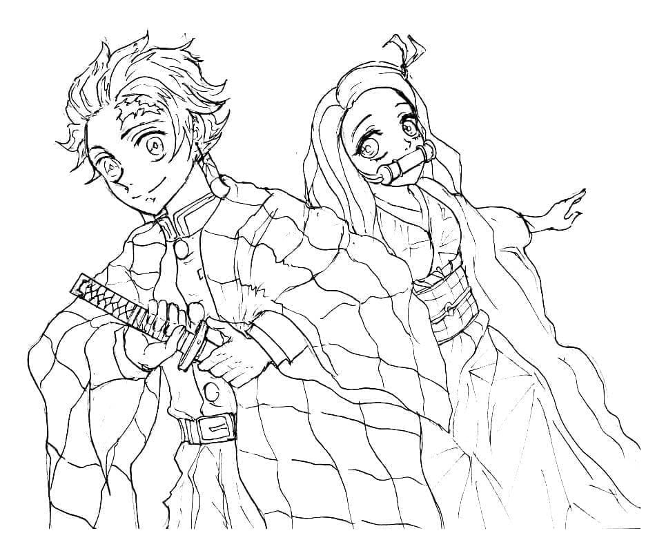 Tanjiro és Nezuko aranyosak