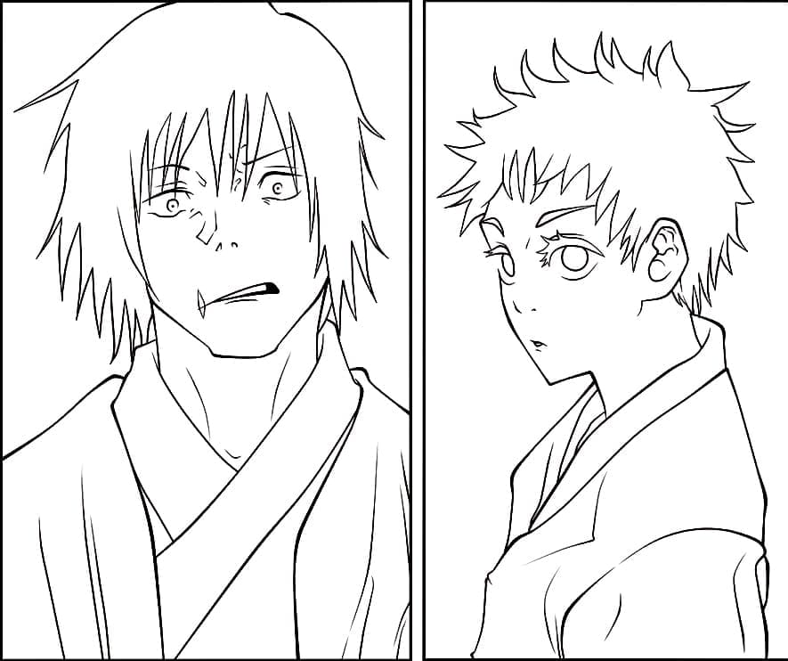 Toji Fushiguro és Gojo Satoru