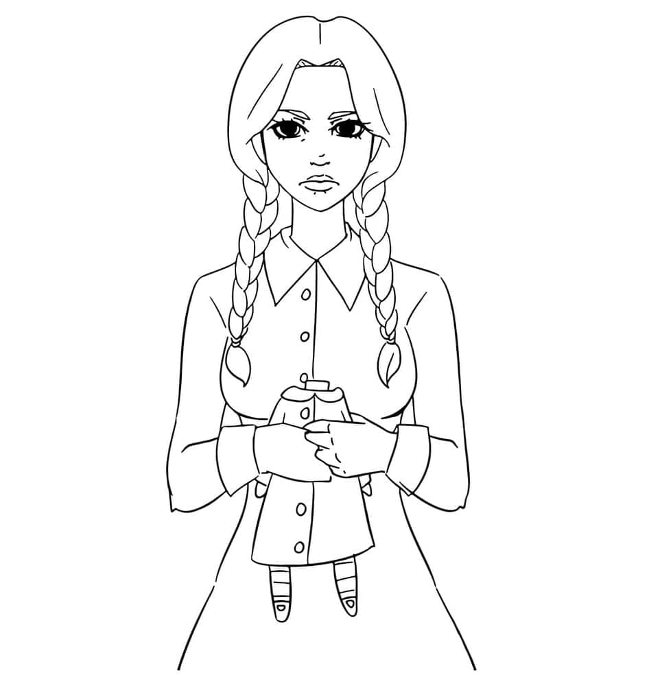 Wednesday Addams és a babája