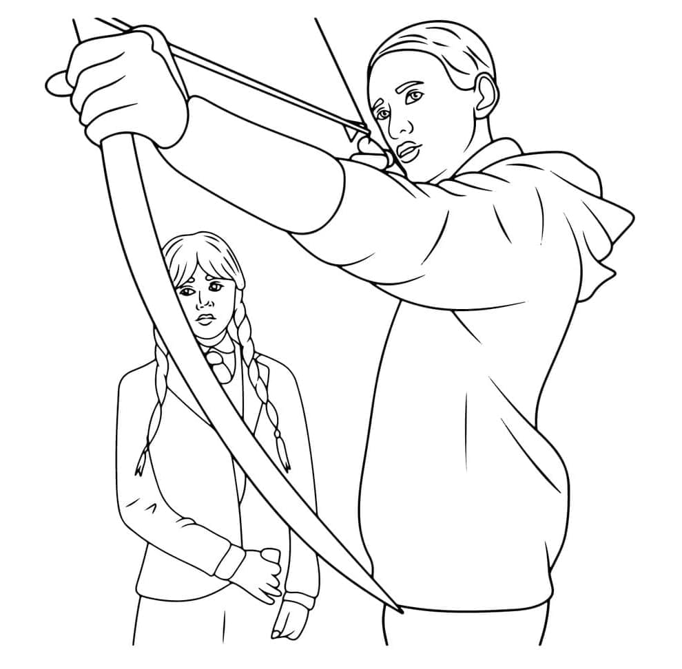 Wednesday Addams és Xavier Thorpe