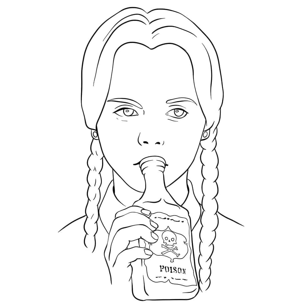 Wednesday Addams ital ajándék