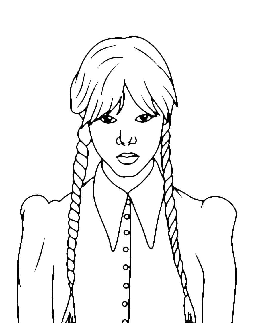 Wednesday Addams képe