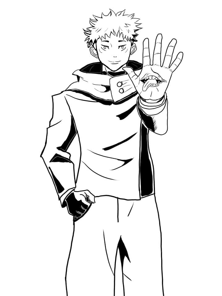 Yuji Itadori a Jujutsu Kaisenből