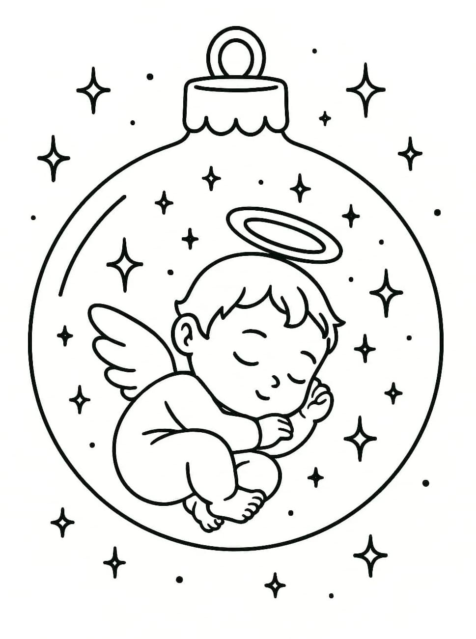 Angyal karácsonyi díszek