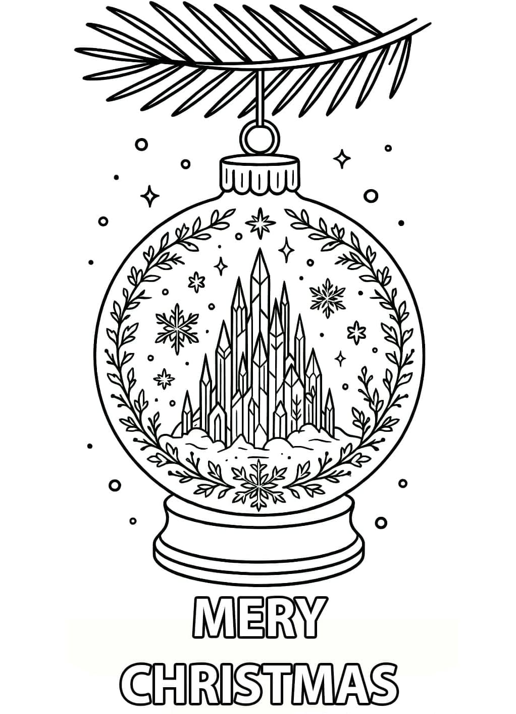 Havas karácsonyi díszek