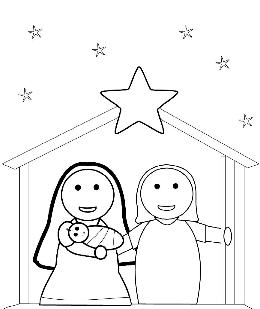 Karácsonyi betlehemi jelenet