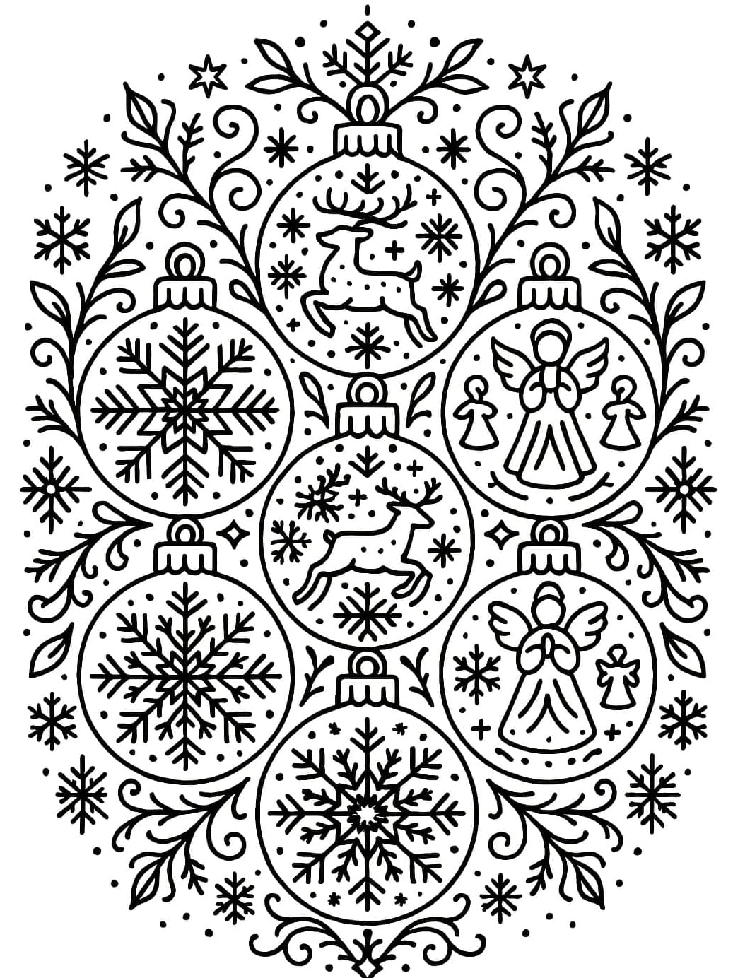 Karácsonyi díszek rajzolása